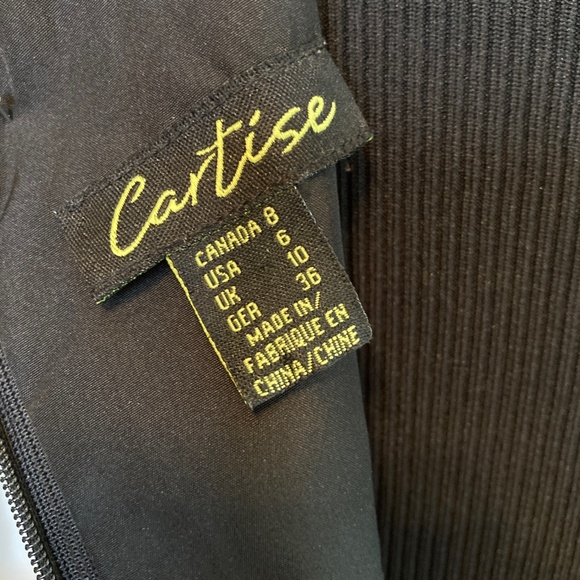 🖤 CARTISE ELEGANZA BLACK DRESS - Picture 10 of 11